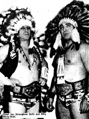 Chief Jay Strongbow and his sidekick Whitewolf